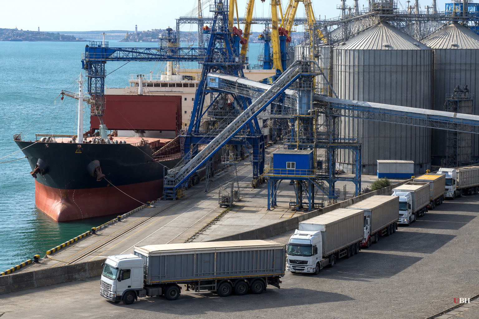 Russia Restricts Truck Deliveries at Three Black Sea Grain Terminals as Drone Attacks Spread