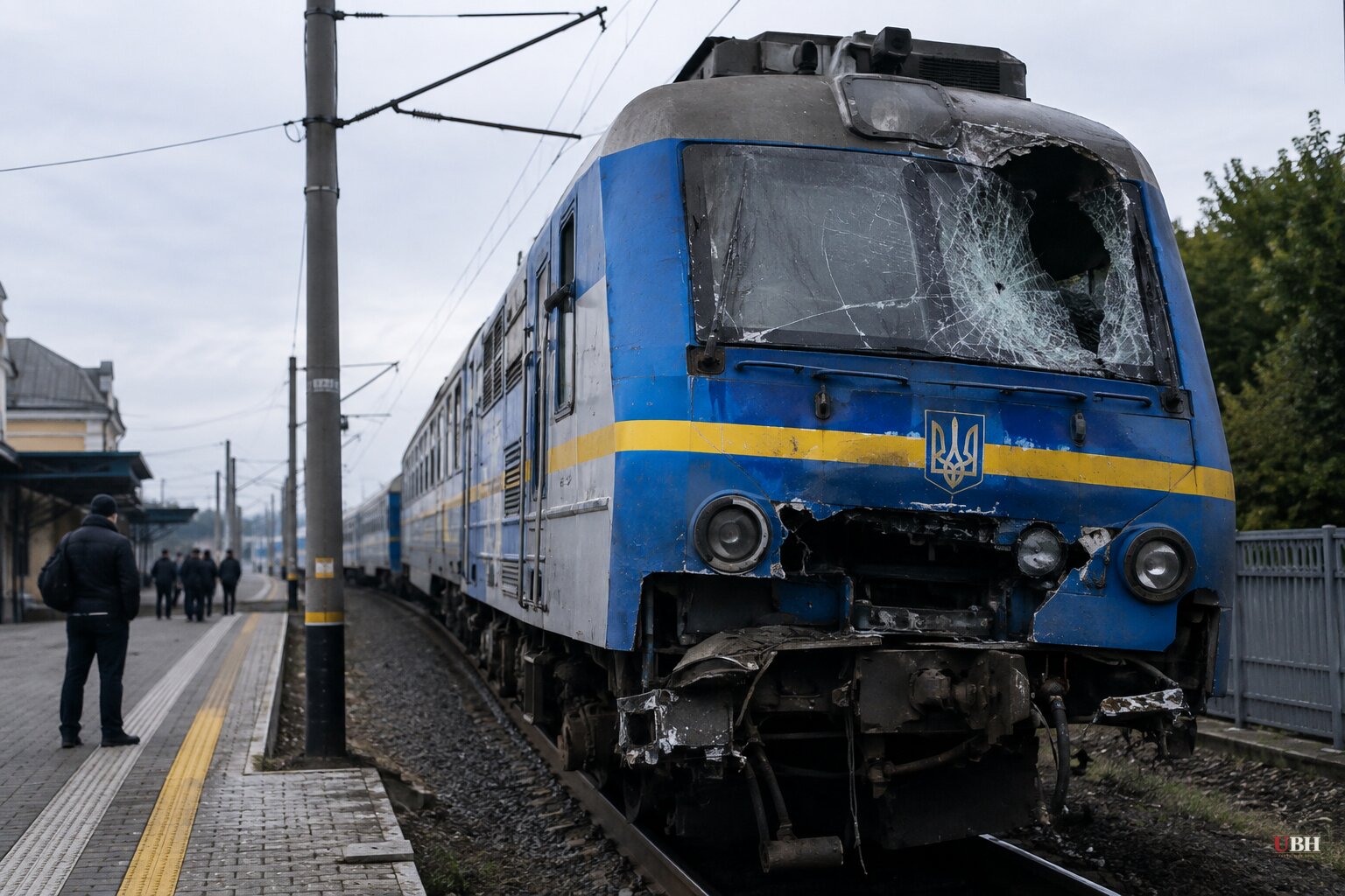 Russian Drone Hits Kyiv-Warsaw Train Two Kilometers From Poland as Putin Warns Europe Against Sending Troops