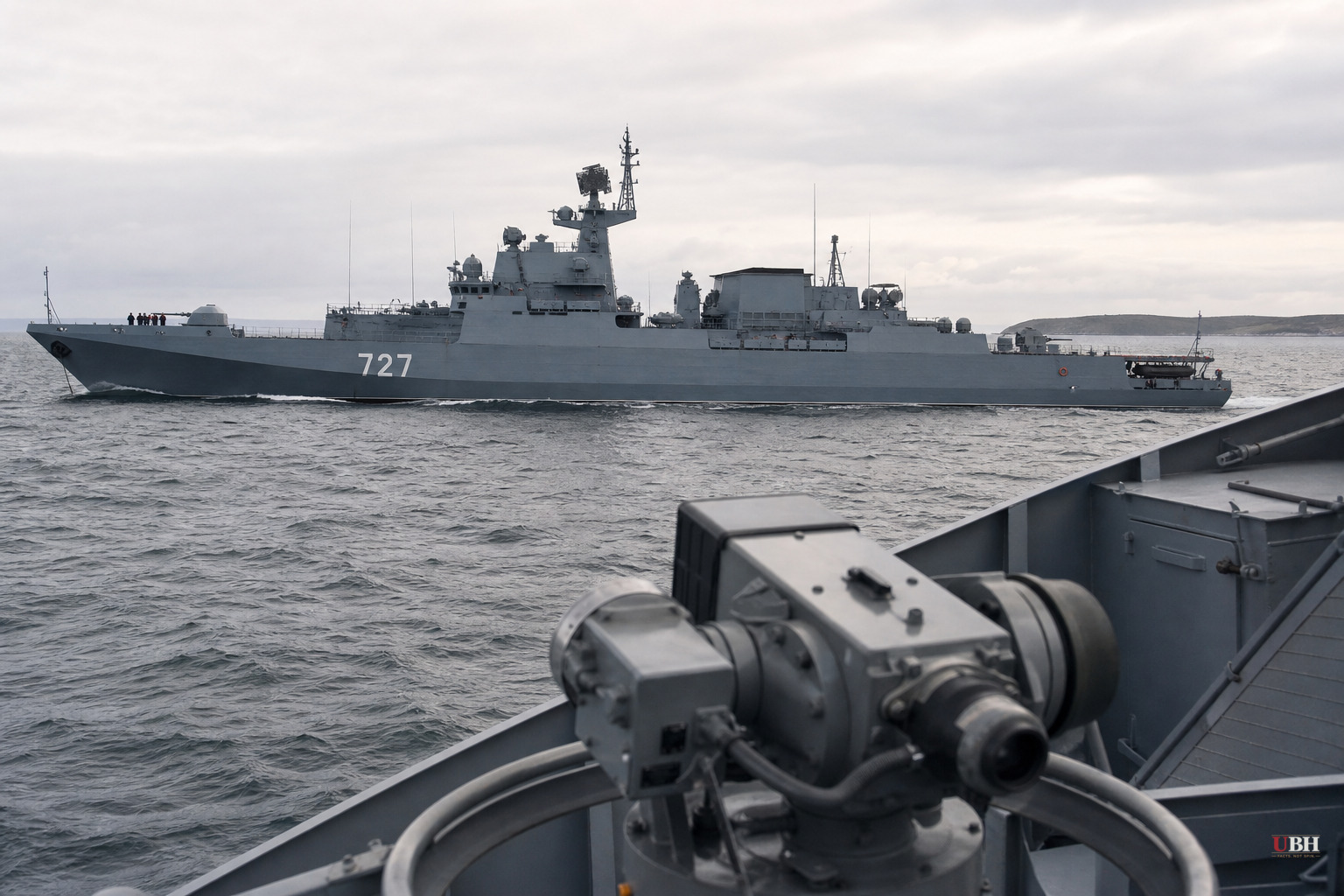Russian Frigate Fires Live Rounds 40 Miles Off Plymouth, Royal Navy Watches Without Stopping It