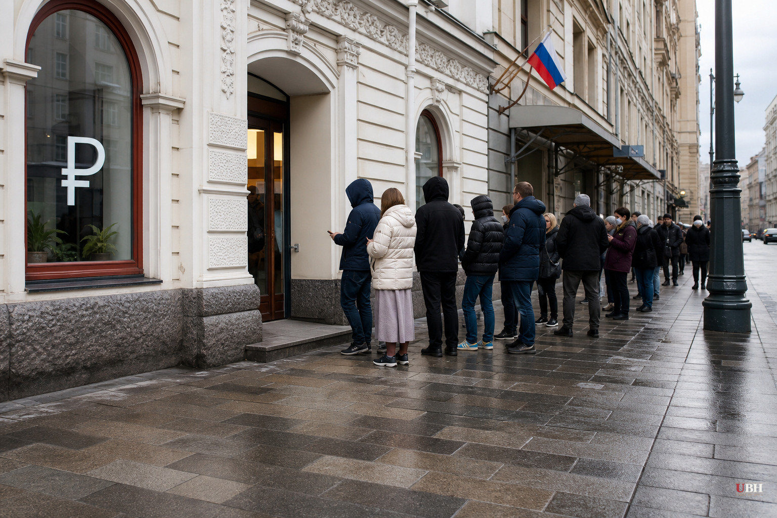 Russians Pulled 2.4 Trillion Roubles Out of Banks This Year as War Fears Grow
