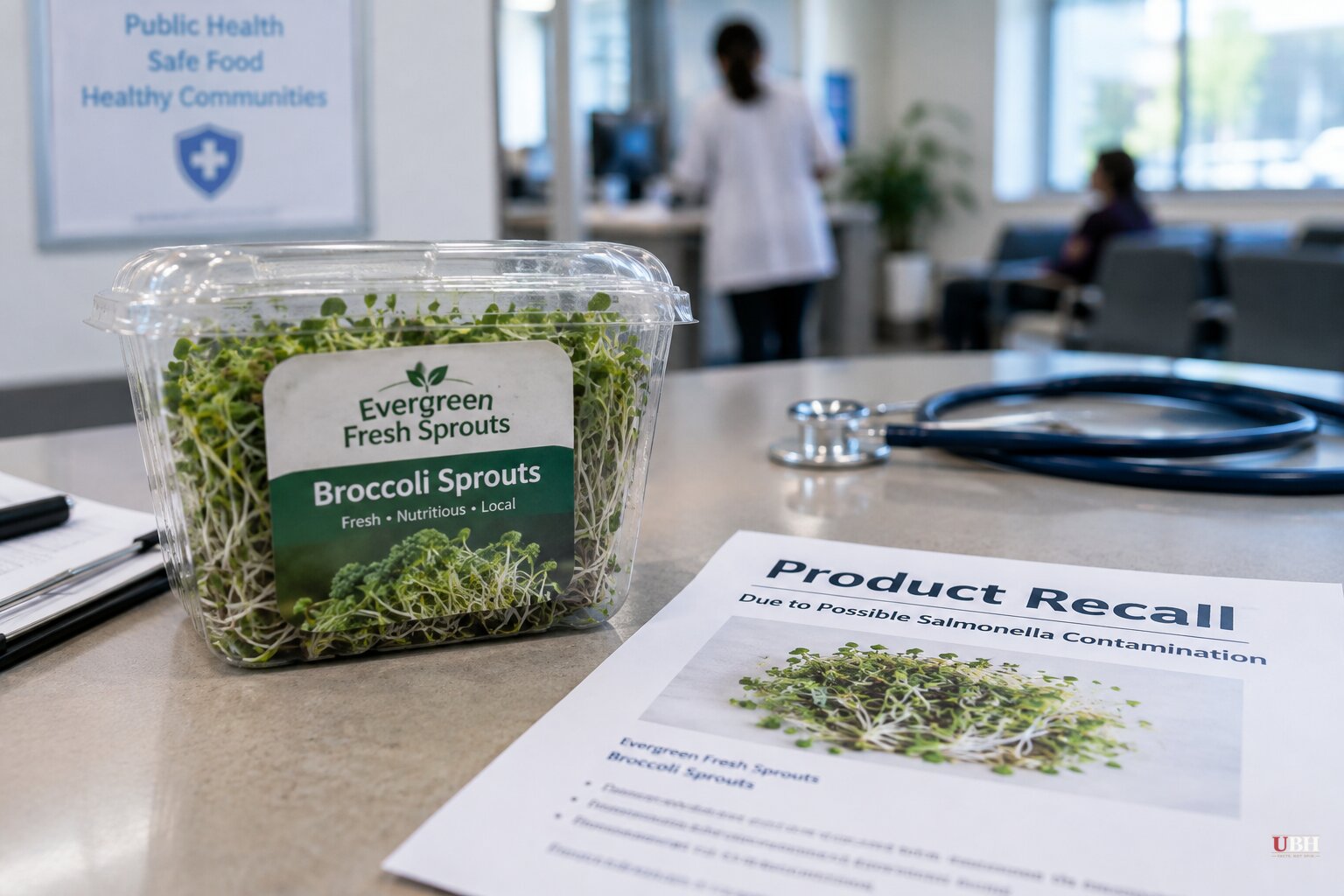 Salmonella Outbreak From Idaho Broccoli Sprouts Hits 22 People in Four States, Third Such Incident for the Grower