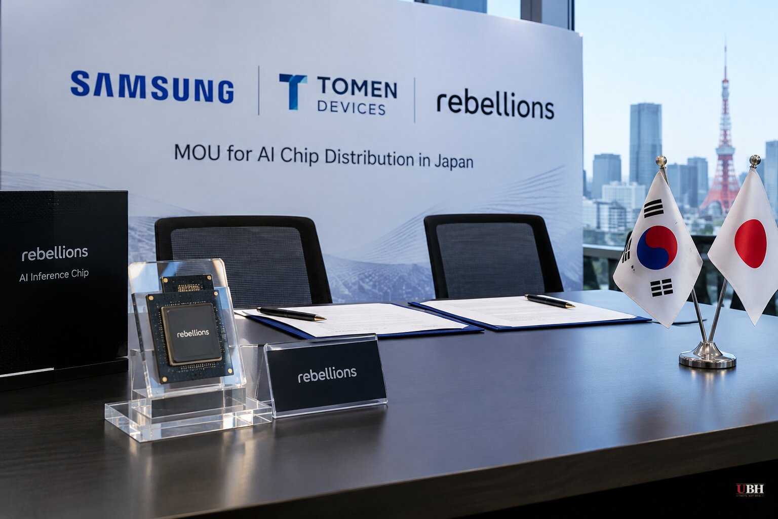 Samsung Chip Distributor Tomen Devices Signs MOU to Sell Rebellions AI Chips in Japan