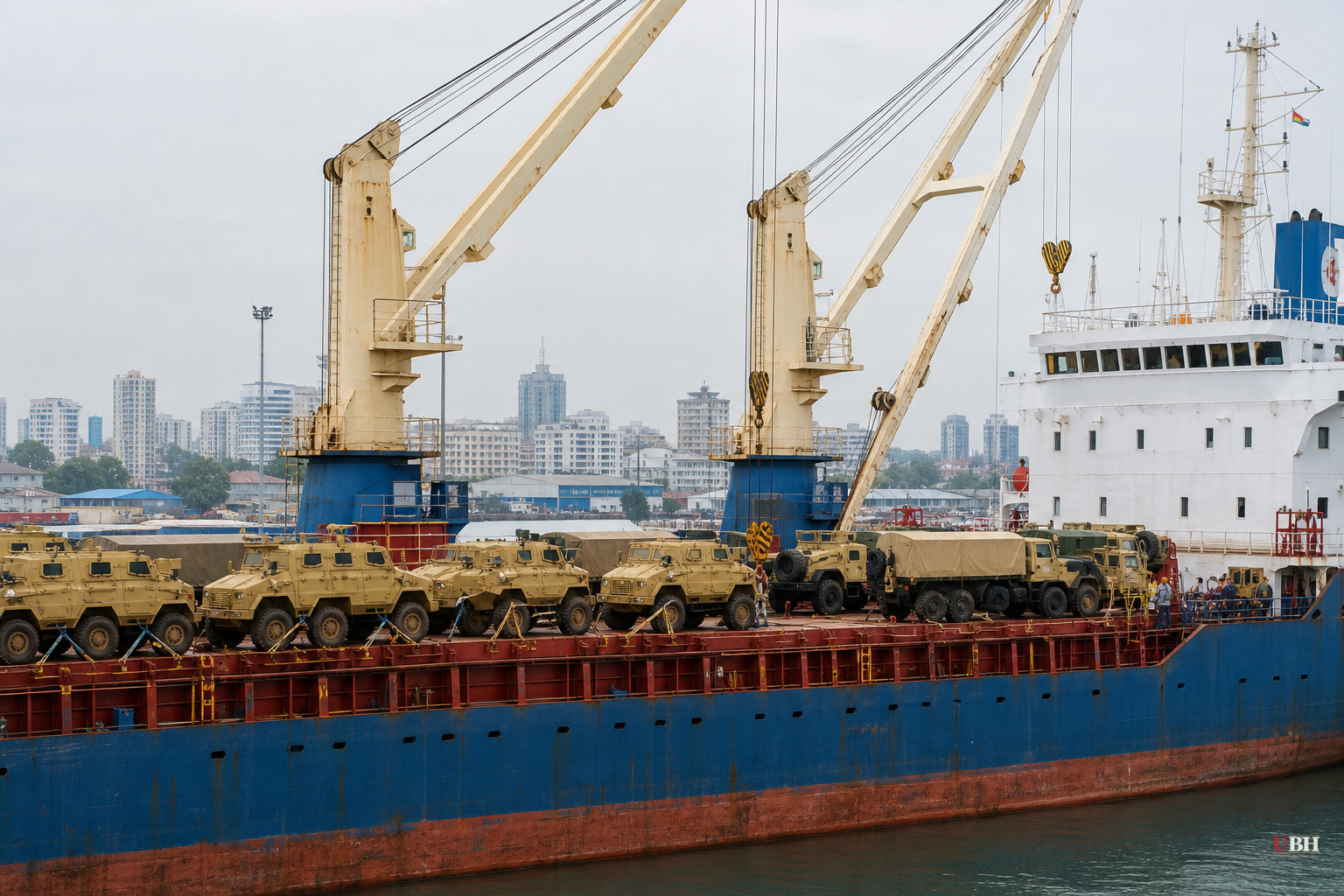Sanctioned Russian Ship Ran Military Vehicles Through NATO Waters to Arm Mali's Junta