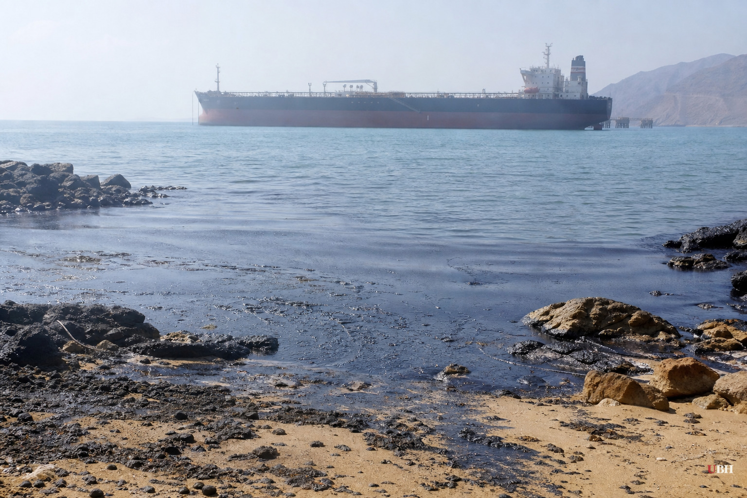 Sanctioned Russian Tanker Caroline Bezengi Spills Oil Onto Oman's Coast After Two Months Grounded