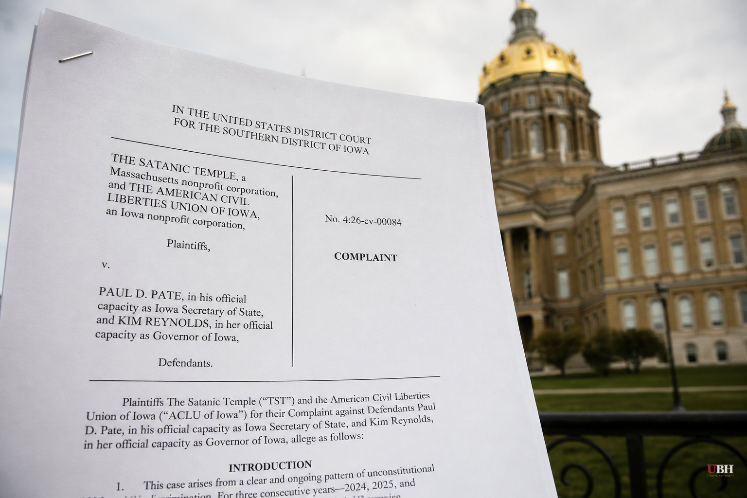 Satanic Temple Sues Iowa After Capitol Denied Its Holiday Event Three Years Running