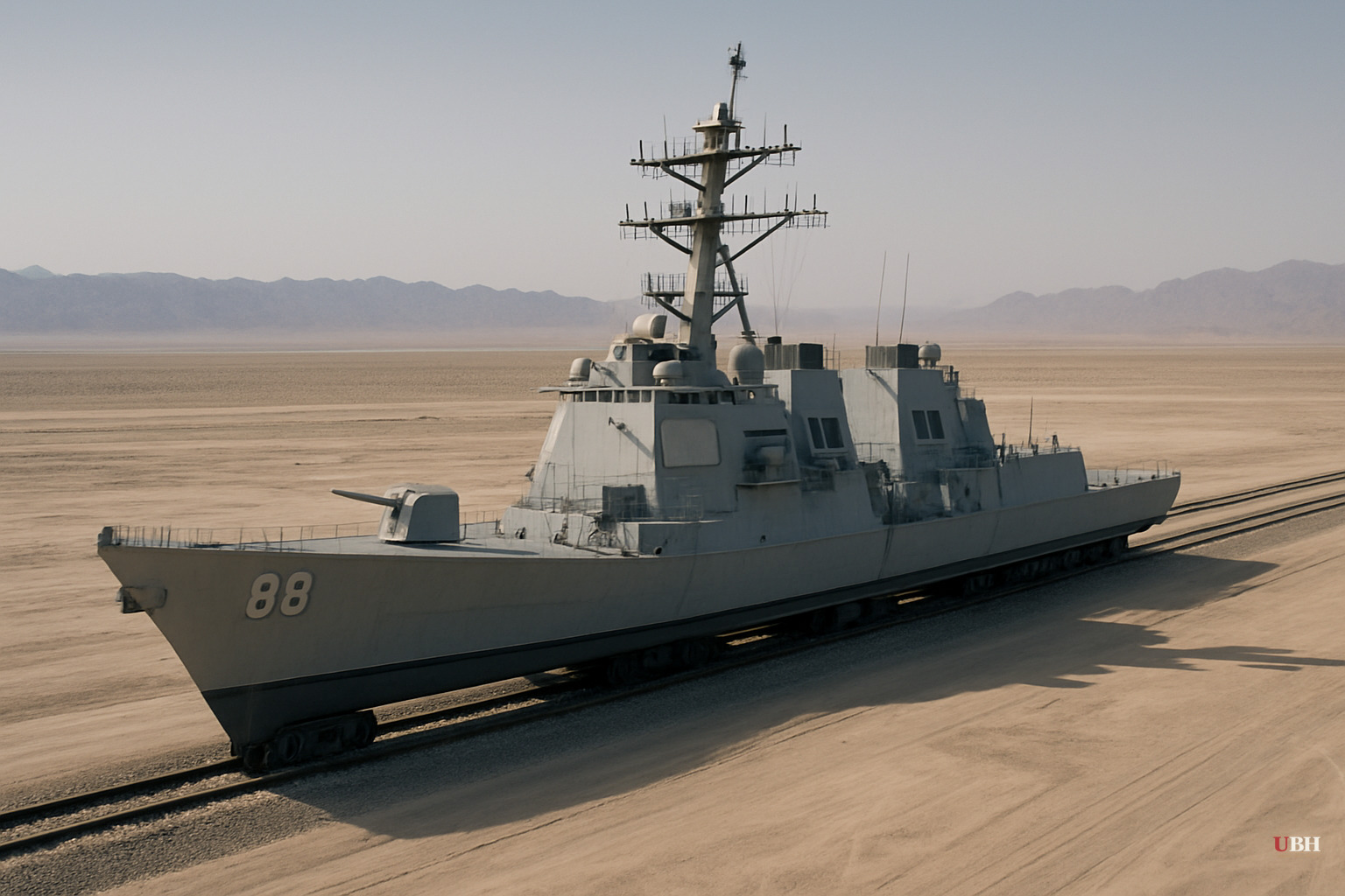 Satellite Images Show China Built a Full-Scale Replica U.S. Destroyer in the Desert for Missile Practice
