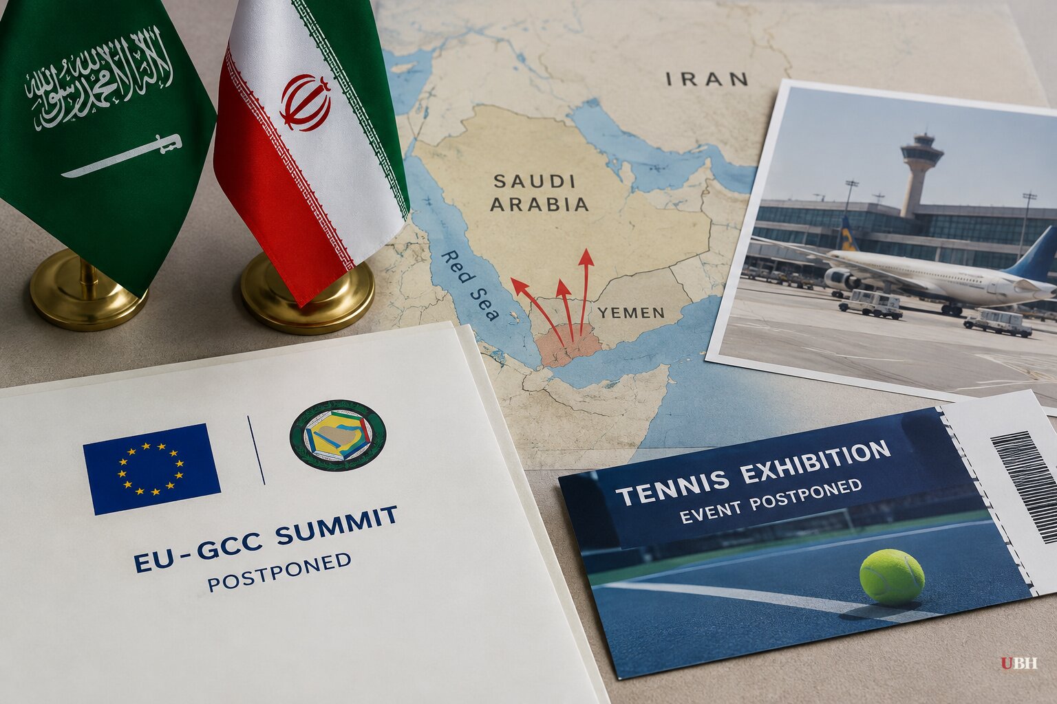 Saudi Arabia Accuses Iran of Encouraging Houthi Attacks as EU-Gulf Summit and Major Sports Events Are Postponed