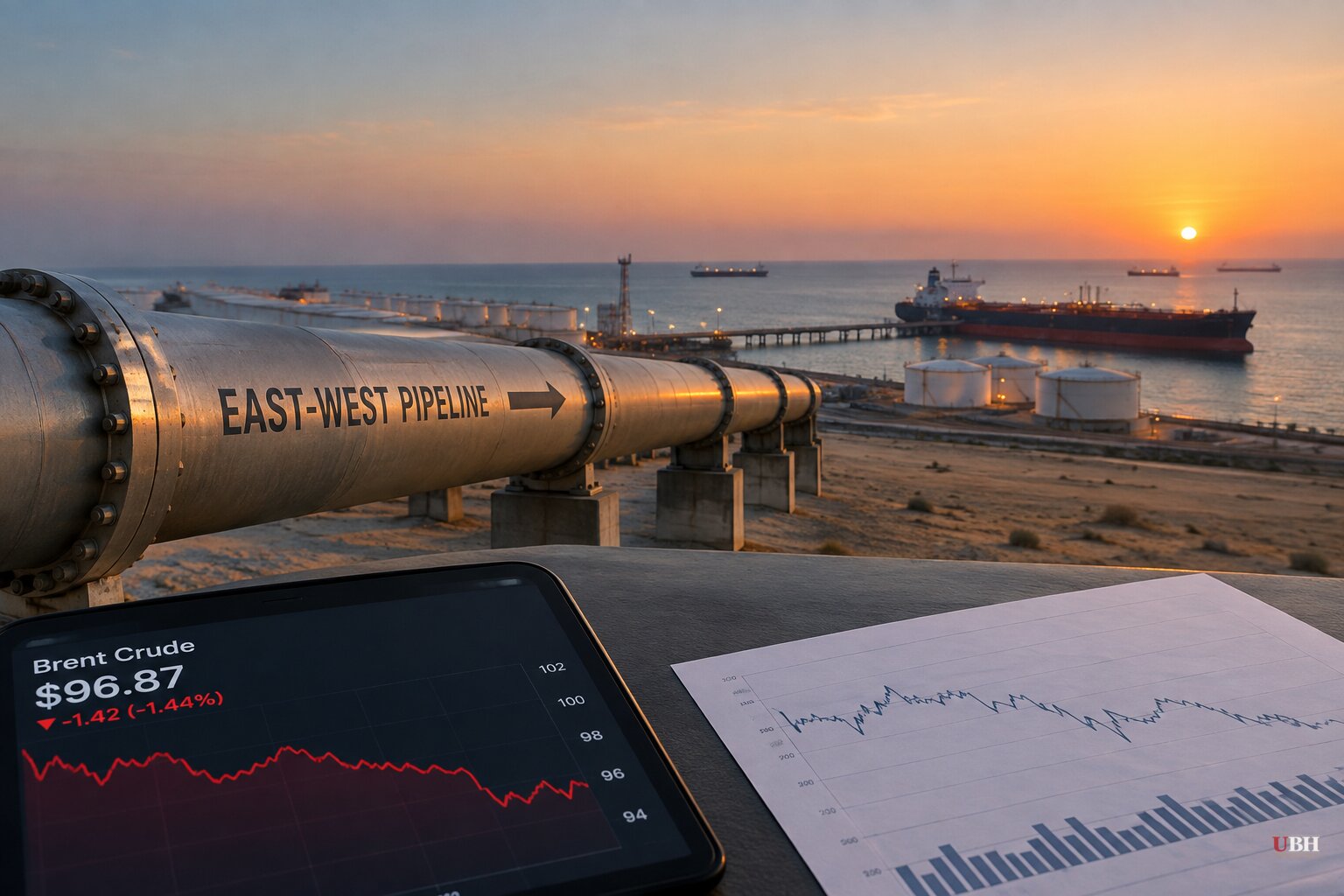 Saudi Arabia Restarts East-West Pipeline, Oil Prices Drop as Yanbu Exports Set to Resume