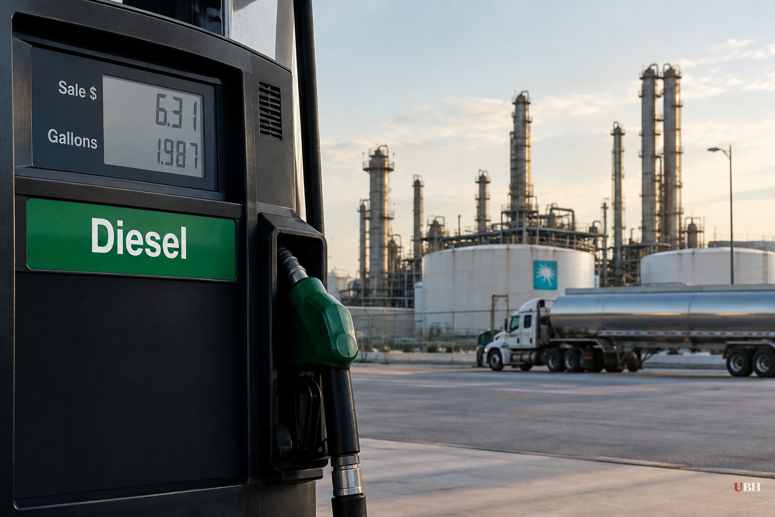 Saudi Pipeline Damage and Refinery Outages Push Diesel to Record Highs as FTSE Russell Flags Energy Risk