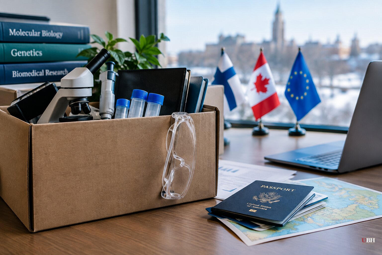 Scientists Leave U.S. for Finland, Canada and Europe as Grants Stall; White House Says It Is Ending Waste