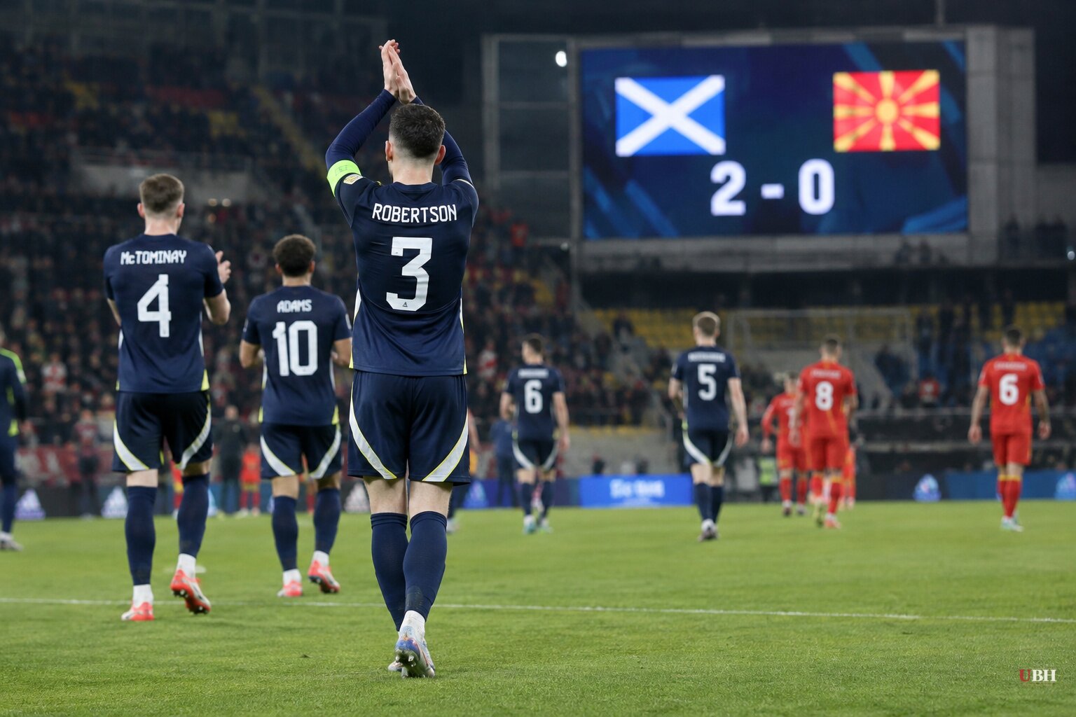 Scotland Beat North Macedonia 2-0 in Nations League as Robertson Wins 100th Cap