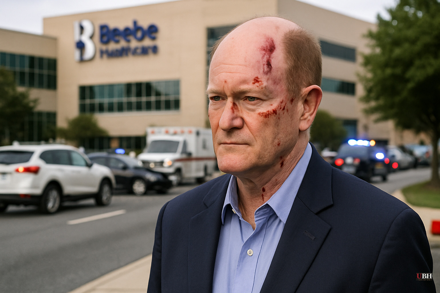 Sen. Chris Coons Treated for Minor Injuries After Multi-Vehicle Crash in Lewes, Delaware