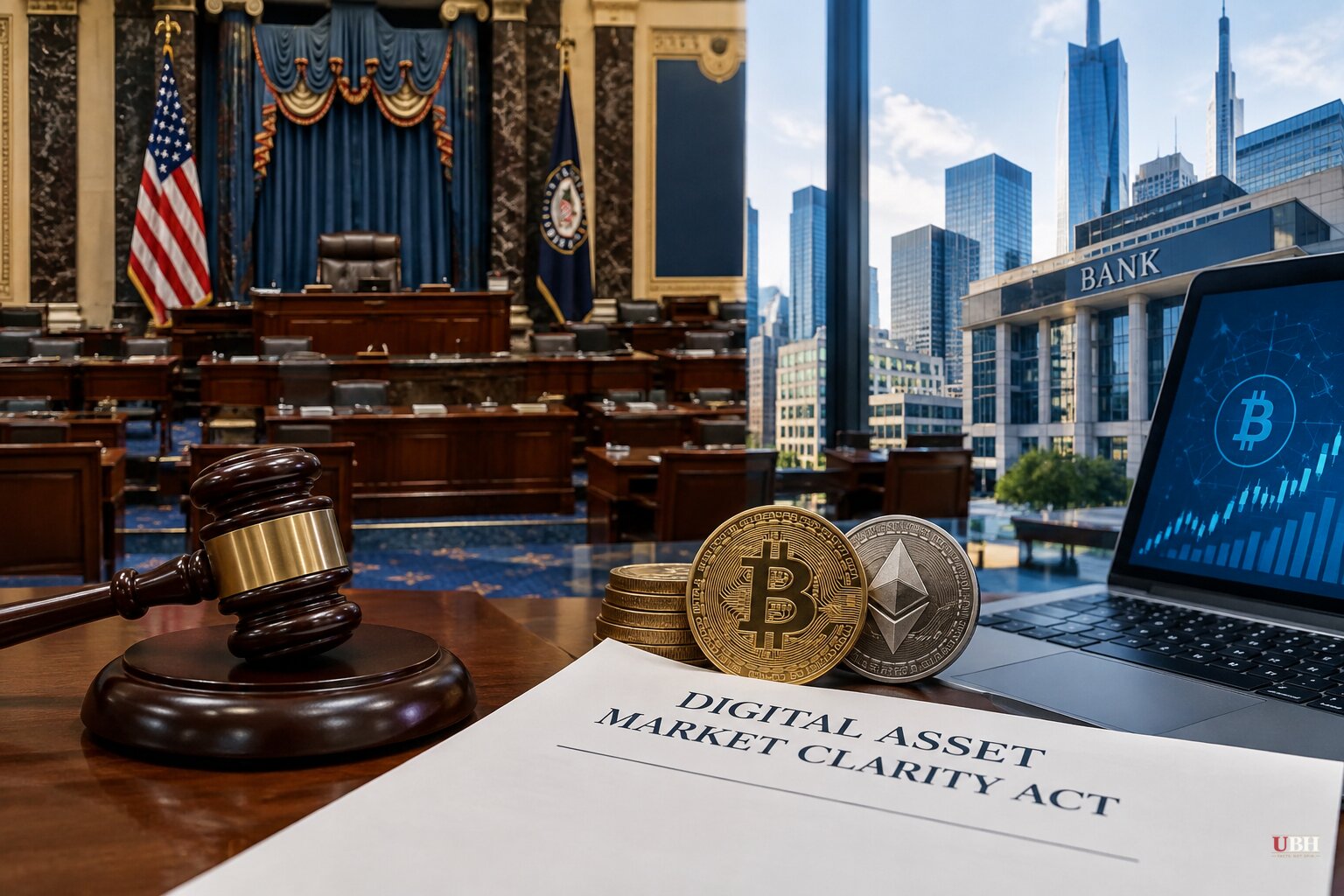 Senate Blocks Crypto Bill 49-50 as Canada's Banks and a $35M Startup Move Ahead Without Washington