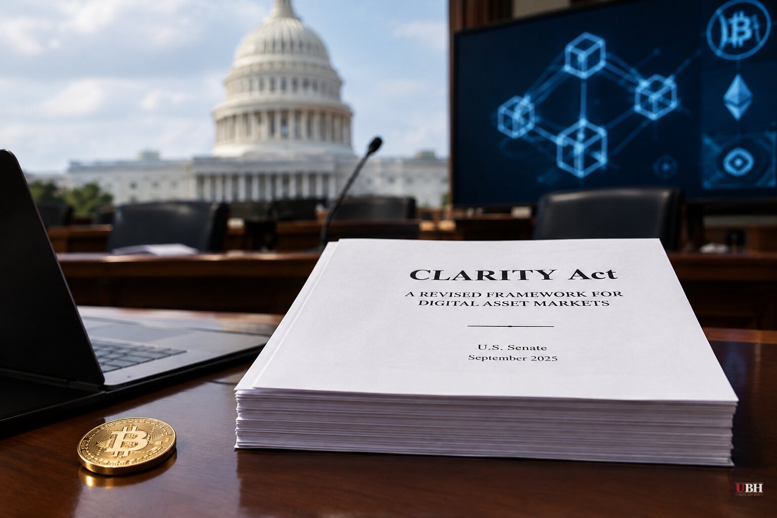 Senate GOP Releases 630-Page CLARITY Act Rewrite Targeting Crypto Projects That Fake Decentralization