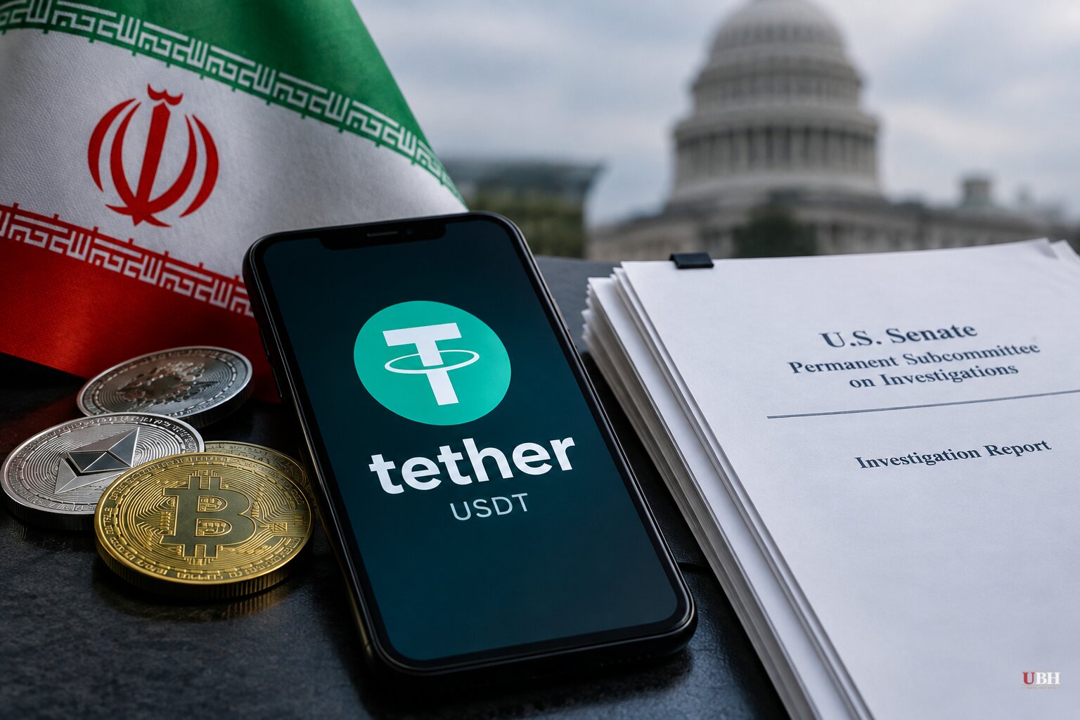Senate Probe: 84% of Iran-Linked Sanctioned Crypto Wallets Ran Through Tether's USDT
