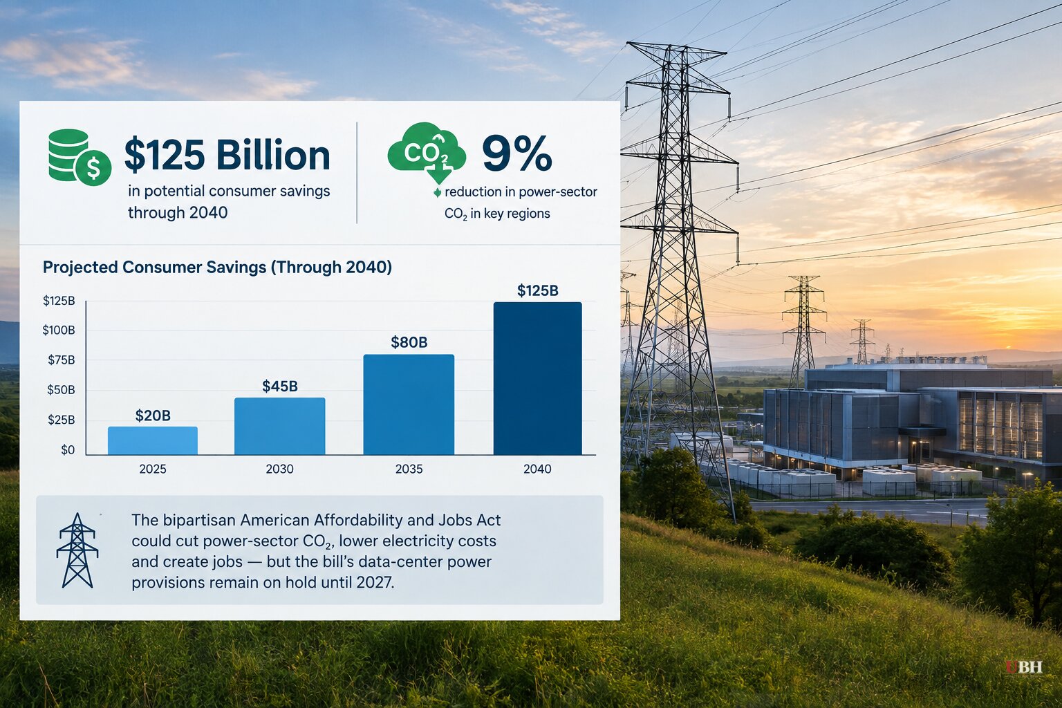 Senate Transmission Bill Could Save $125 Billion Through 2040, New Analysis Finds, While PJM's Data-Center Power Fight Stays Frozen Until 2027