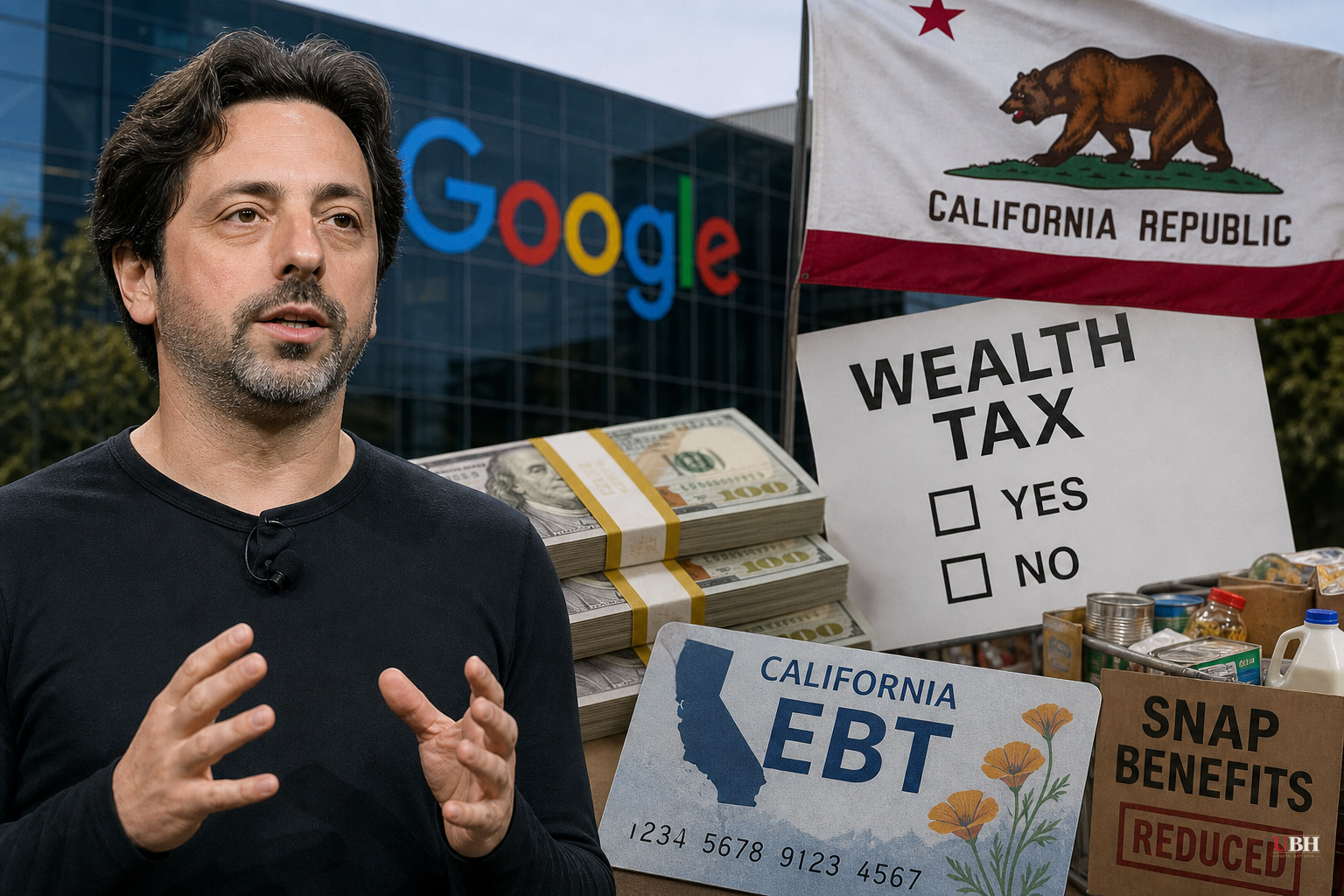 Sergey Brin Puts $82 Million Into Fight Against California Wealth Tax as SNAP Rolls Shrink Nationwide
