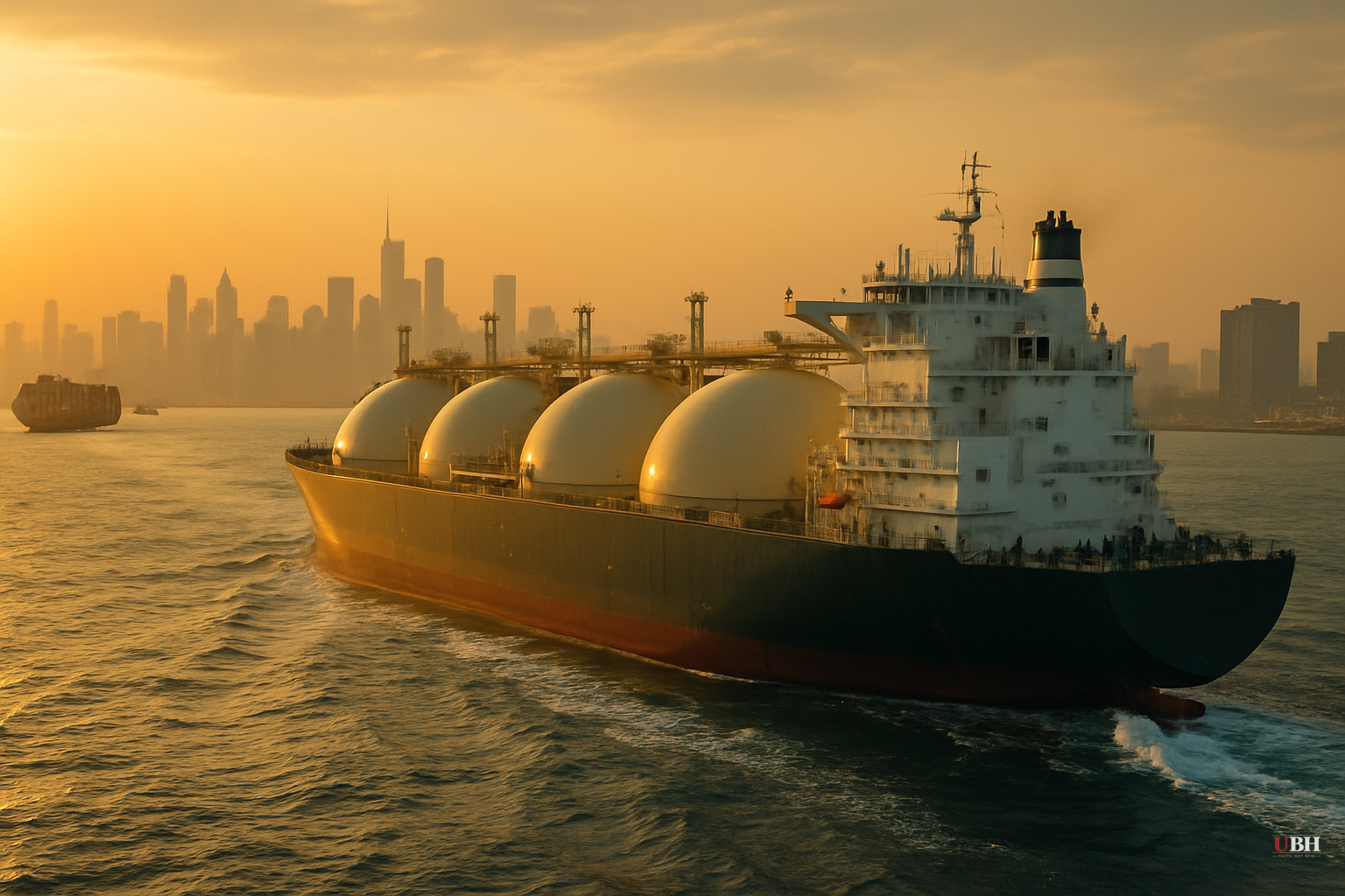 Seven LNG Ships Out Since War Began — One Got Hit by a Drone Doing It