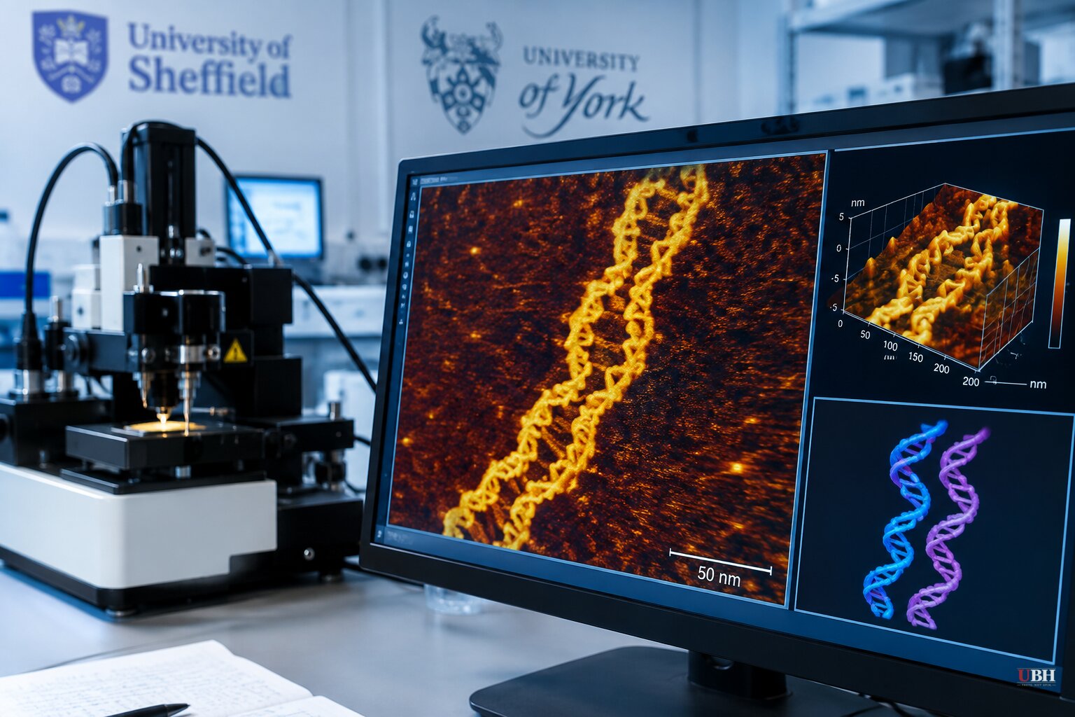 Sheffield and York Scientists Capture First Direct Images of DNA Strands Locking Together, Solving 20-Year Mystery