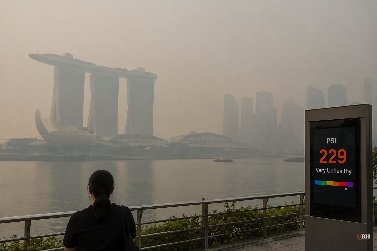 Singapore Hits 12th Straight Day of Unhealthy Air as PM Wong Threatens Legal Action Over Indonesian Fires