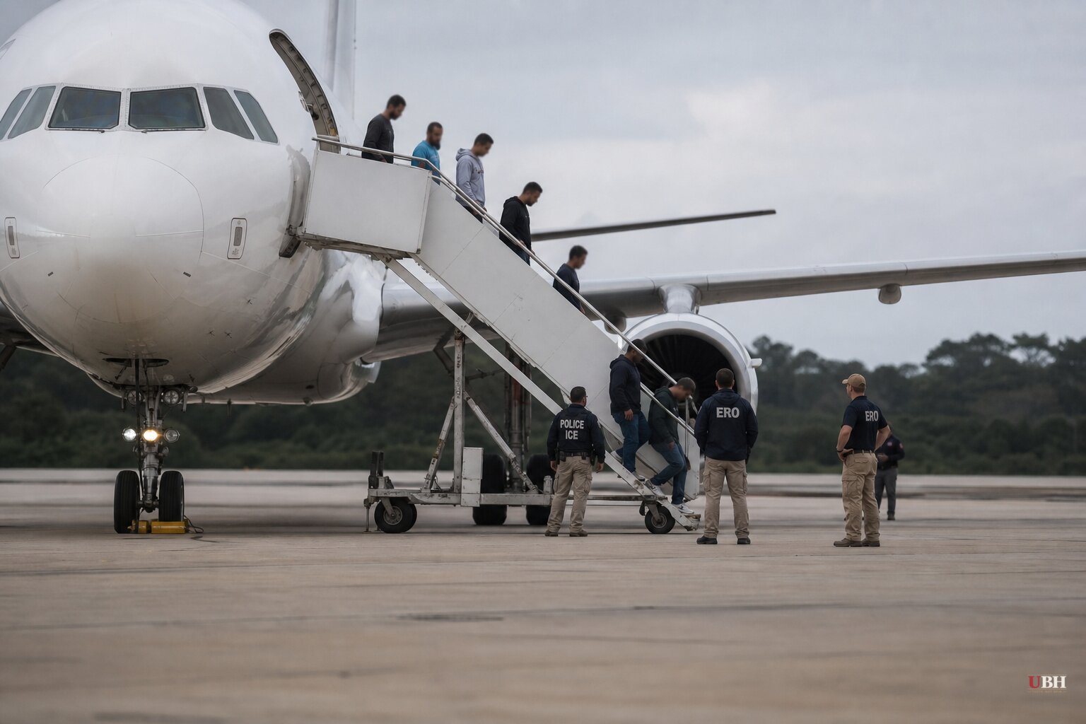 Six Deportees Refused to Leave a Plane in Liberia. ICE Flew Them to a Hotel-Prison in Equatorial Guinea Instead.