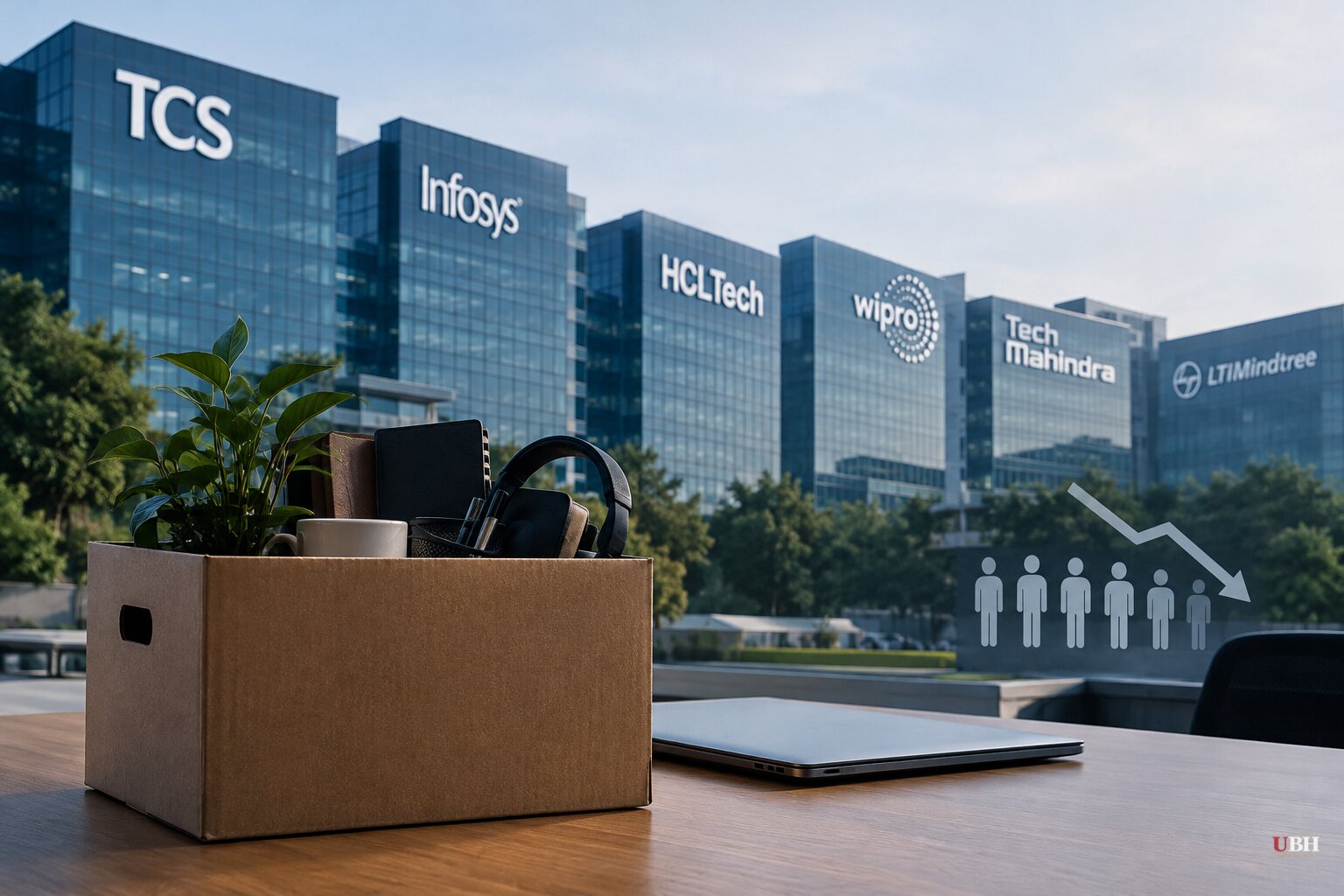 Six Indian IT Giants Lost 24,422 Net Employees in a Year as Hiring Lagged Exits, Xpheno Data Shows