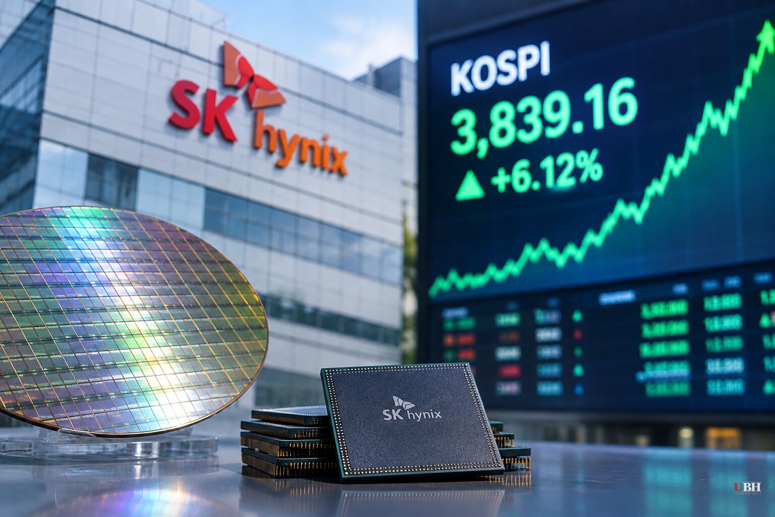 SK Hynix Profit Jumps 632% to $62.8 Billion, Kospi Surges More Than 6% as Asian Chip Stocks Rally