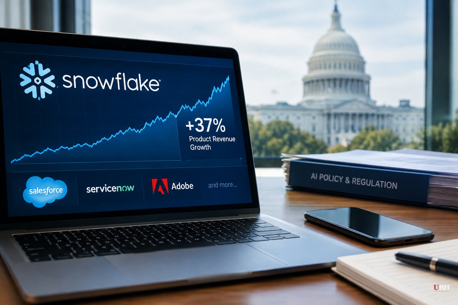 Snowflake's Blowout Earnings Fuel a Software Rally, While Washington Argues Over Hitting Pause on AI