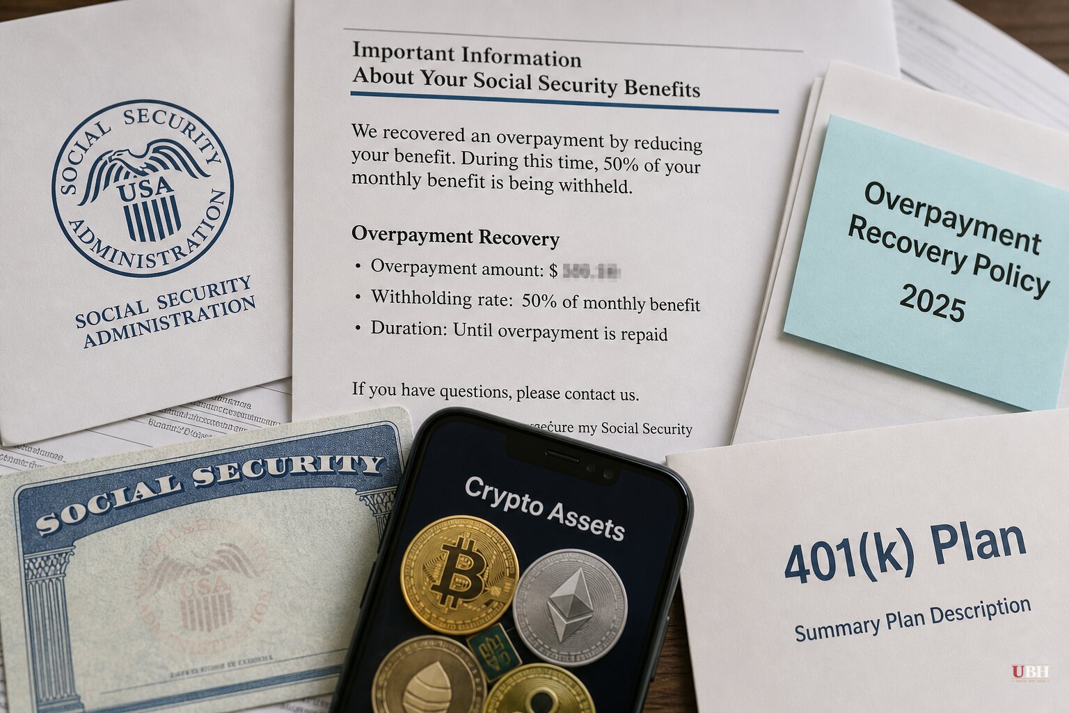 Social Security Cuts Overpayment Garnishment to 50% as Labor Department Weighs Letting Crypto Into 401(k)s