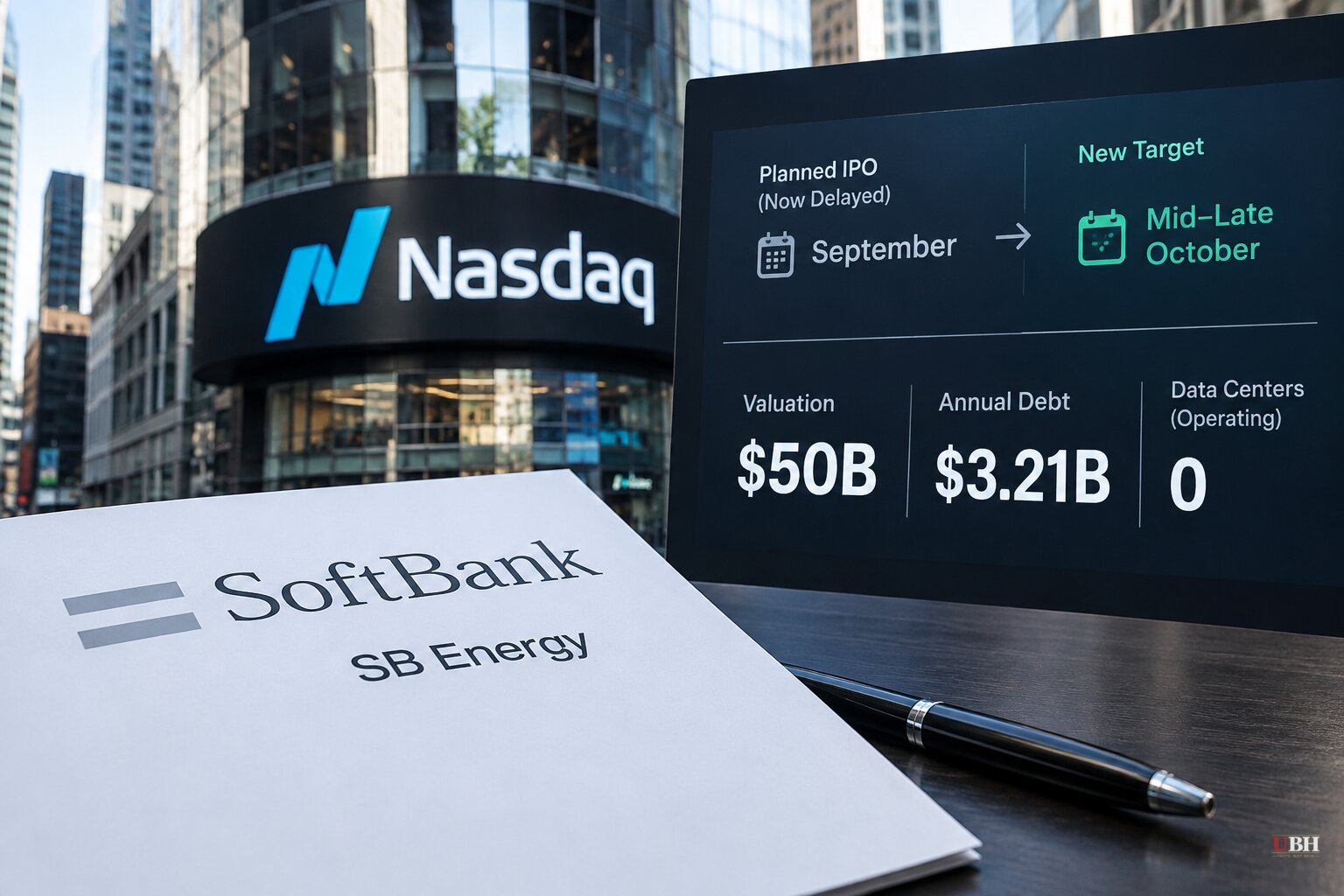 SoftBank's SB Energy Pushes $50 Billion IPO to October as Debt Investors Demand Junk-Level Yields