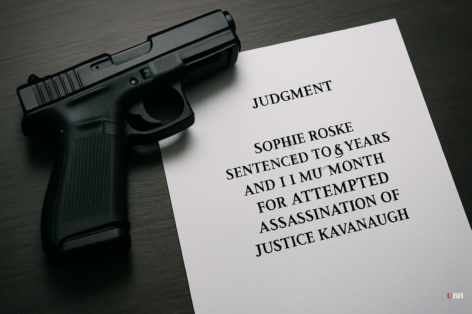 Sophie Roske Sentenced to 8 Years and 1 Month for Attempted Assassination of Justice Kavanaugh