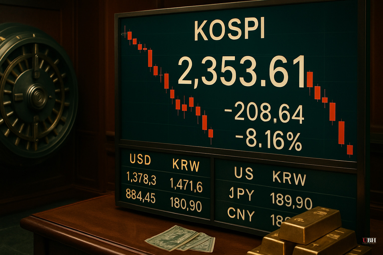 South Korean Kospi Crashes 8% as AI Trade Unwinds and Rate Hike Fears Return