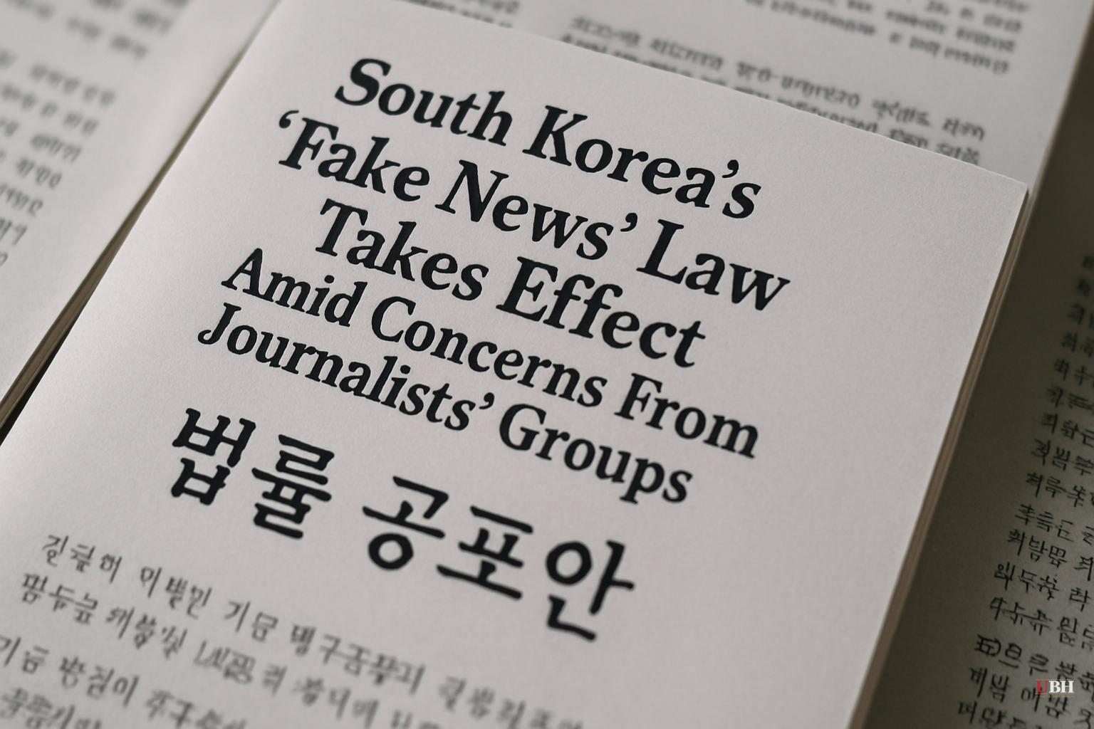 South Korea's 'Fake News' Law Takes Effect Amid Concerns From Journalists' Groups