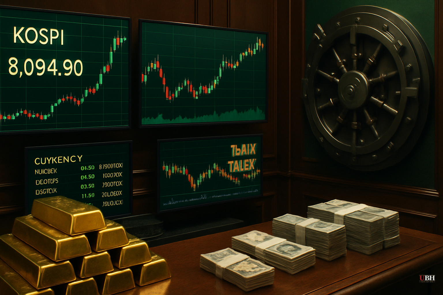 South Korea's Kospi Hits Record 8,094 as Asia Markets Split, Taiwan Surpasses India as World's Fifth-Largest Stock Market