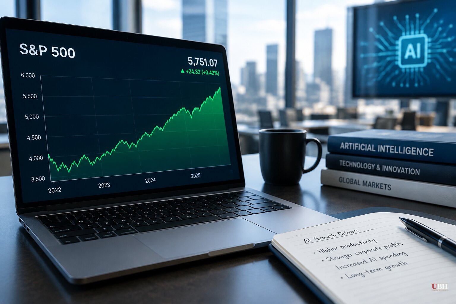 S&P 500 Near Record as AI-Fueled Bull Market Reaches Four-Year Mark on Oct. 12