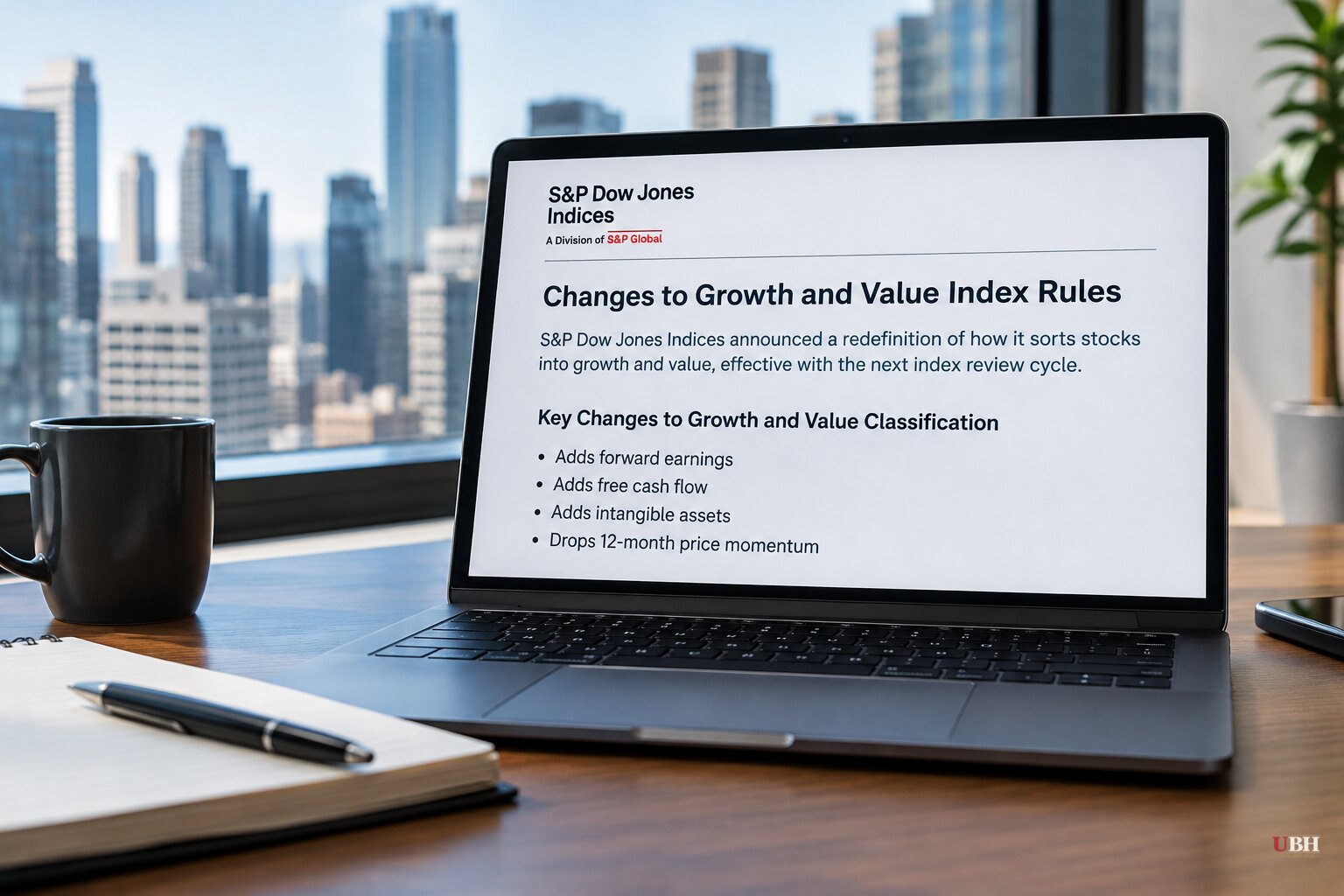 S&P Dow Jones Indices Rewrites Growth and Value Rules, Adding Free Cash Flow and Dropping Price Momentum