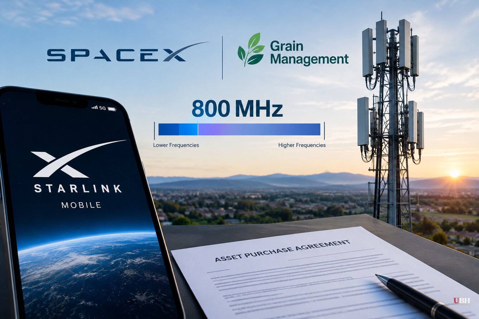 SpaceX Agrees to Buy Grain Management's Nationwide 800 MHz Spectrum, Estimated at $8 Billion
