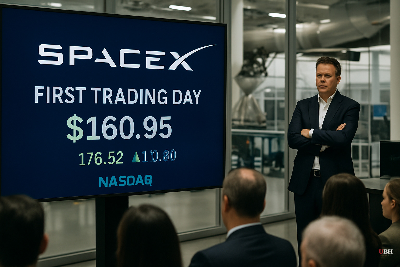 SpaceX Closed Its First Trading Day at $160.95. Now Comes the Hard Part.