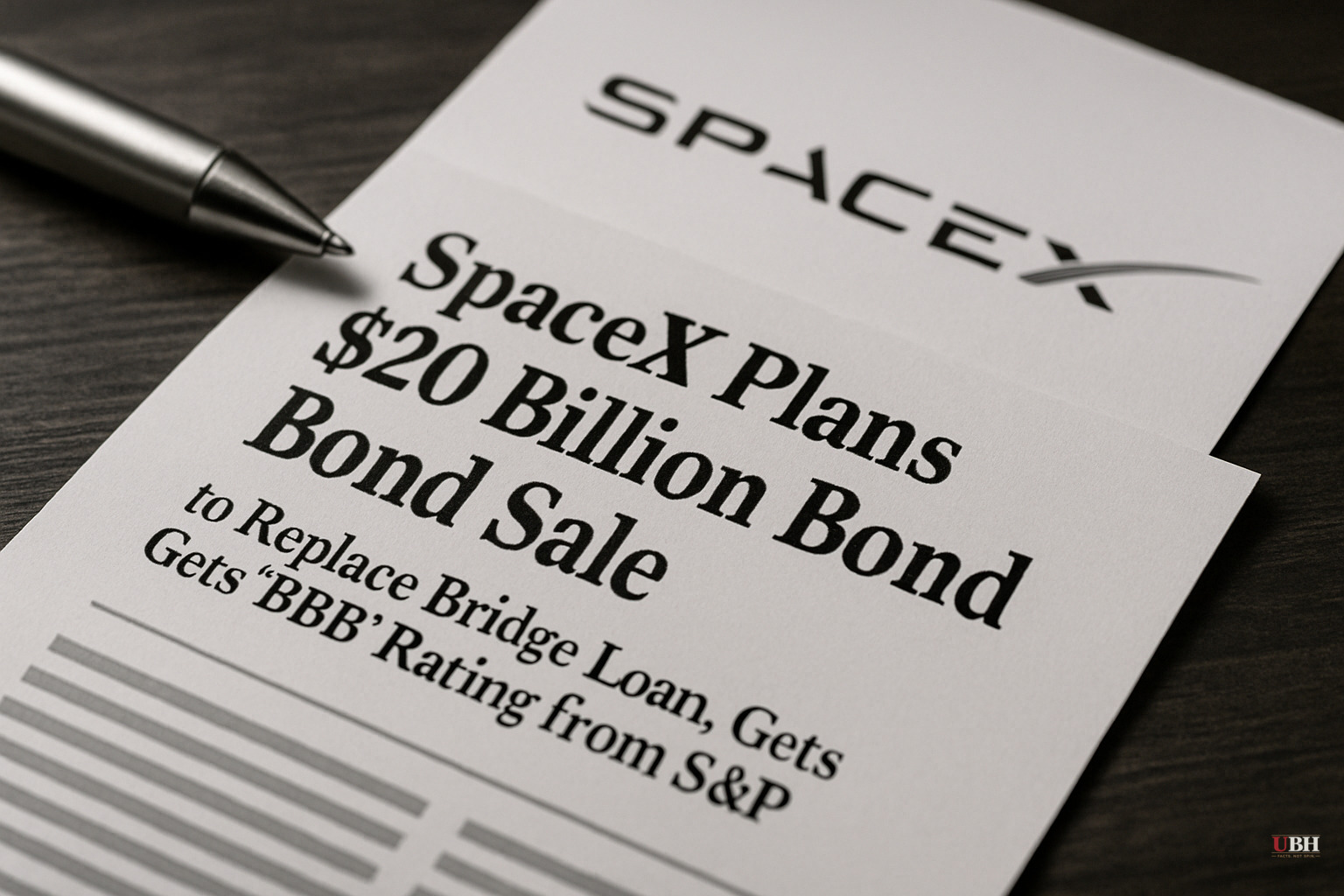 SpaceX Plans $20 Billion Bond Sale to Replace Bridge Loan, Gets 'BBB' Rating from S&P