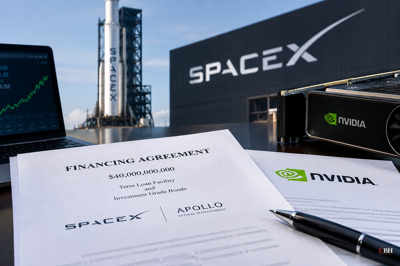 SpaceX Reportedly Seeks $40 Billion in Apollo-Led Financing to Buy Nvidia Chips, FT Says