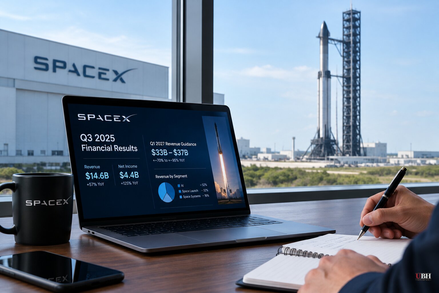SpaceX Reports $14.6 Billion Q3 Revenue and $4.4 Billion Net Income, Guides Q1 Revenue to $33 Billion-$37 Billion