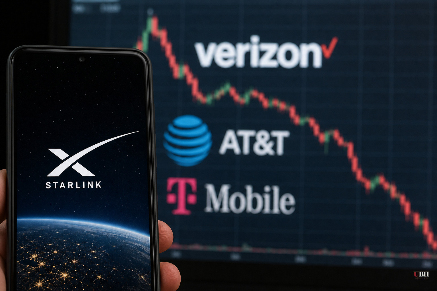 SpaceX Says Starlink Mobile Could Take Big Telecom Customers, Verizon and AT&T Shares Fall