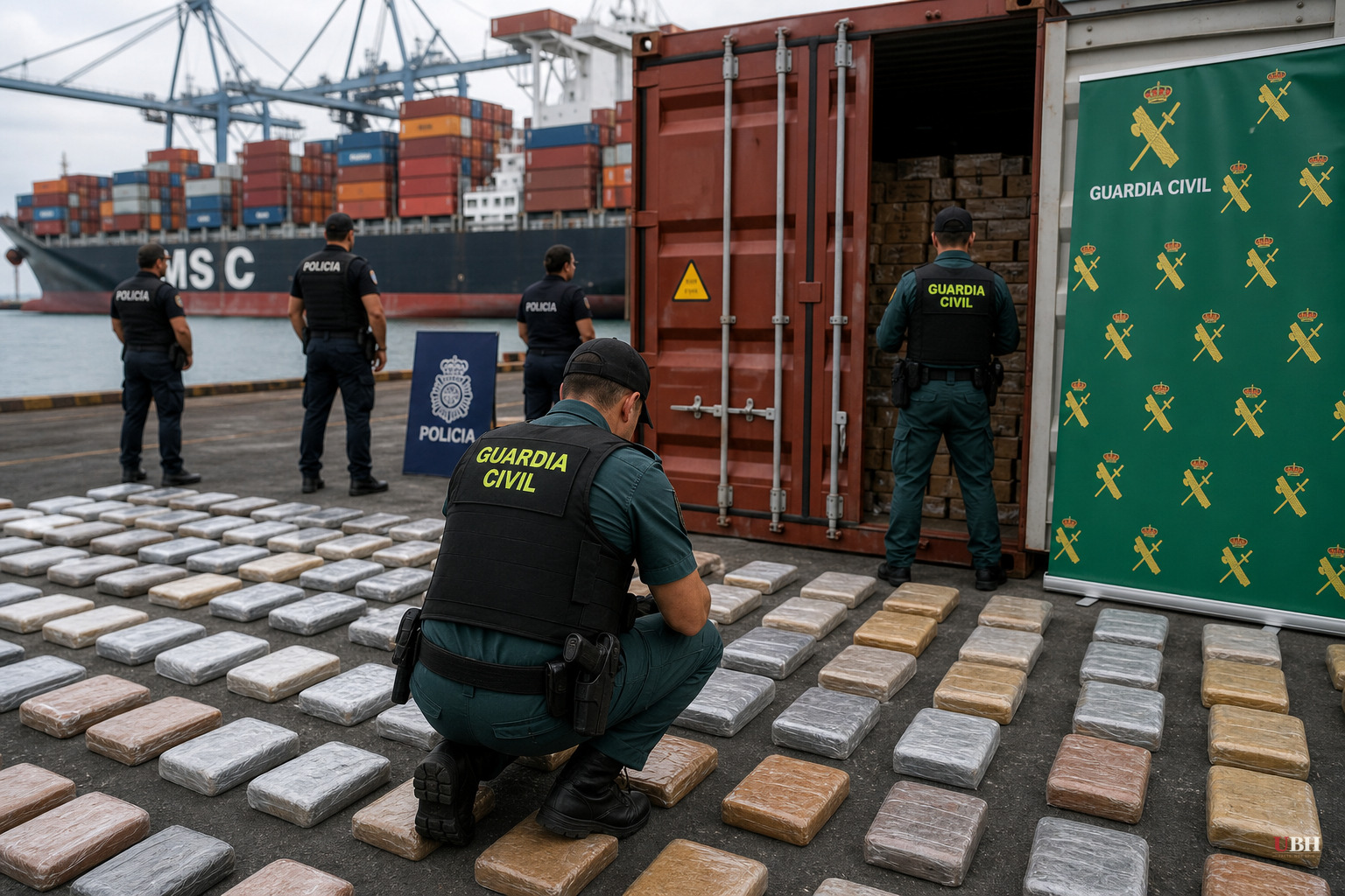 Spain and Ecuador Bust 21-Ton Cocaine Ring Financed by Dubai Investors, 44 Arrested