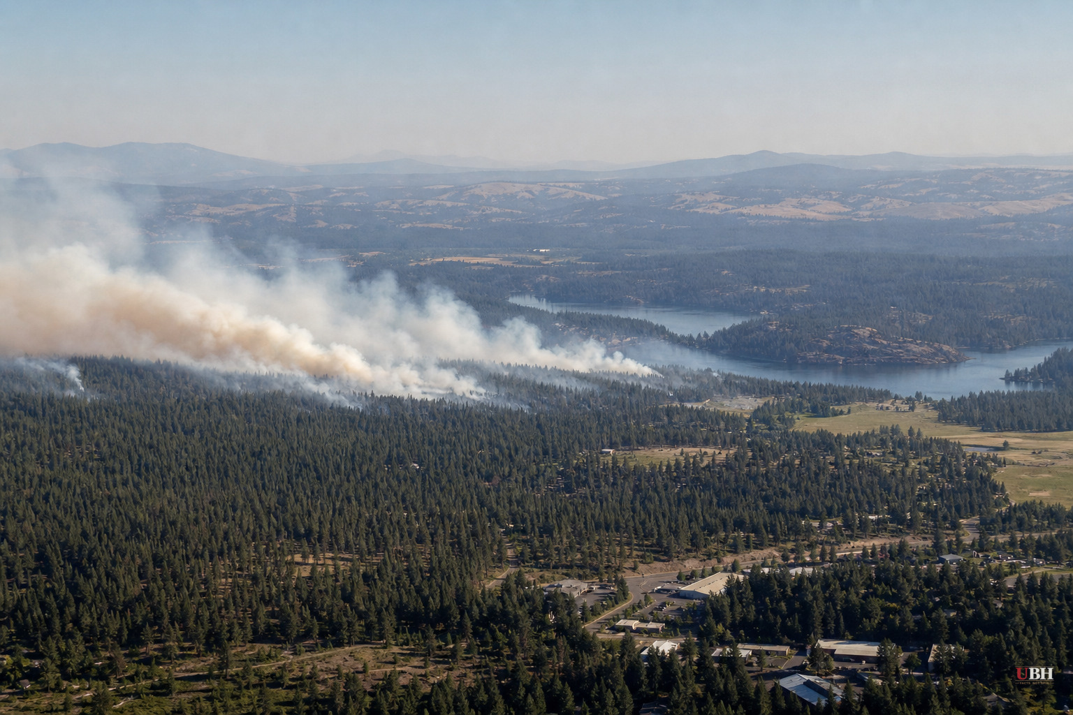 Spokane Wildfires Destroy Up to 1,100 Structures, Force 65,000 to Flee