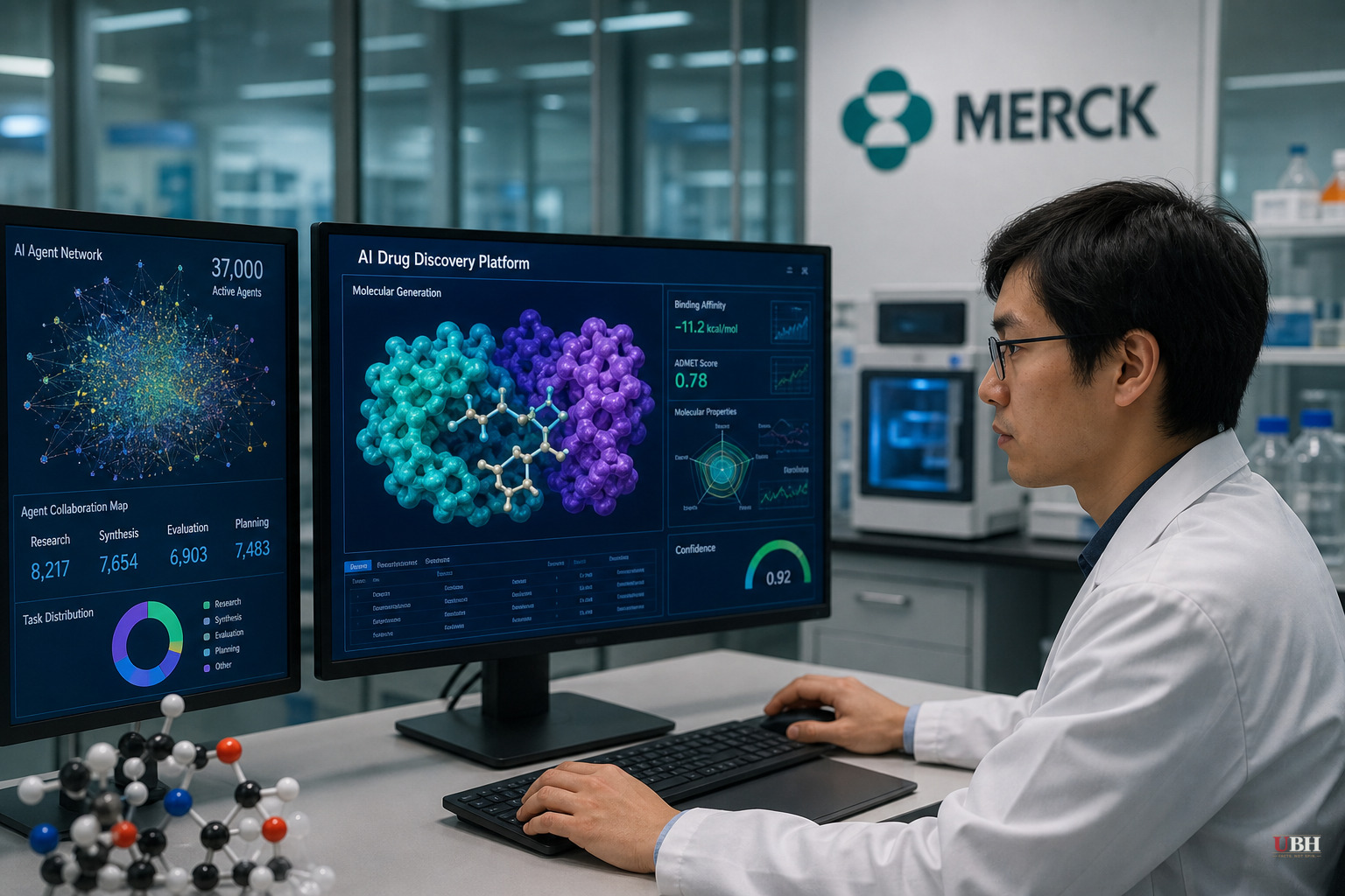 Stanford Researcher Runs 37,000 AI Agents as a Simulated Biotech Company, Says Merck Confirmed One Drug Design