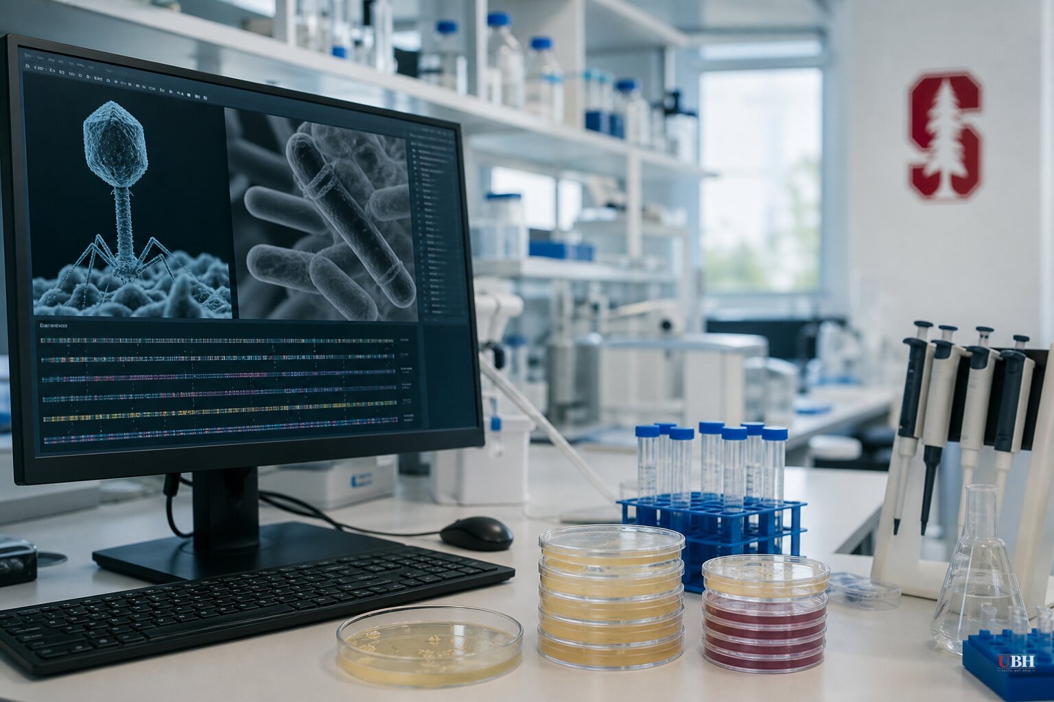 Stanford Scientists Design 16 New Viruses With AI to Kill Drug-Resistant Bacteria