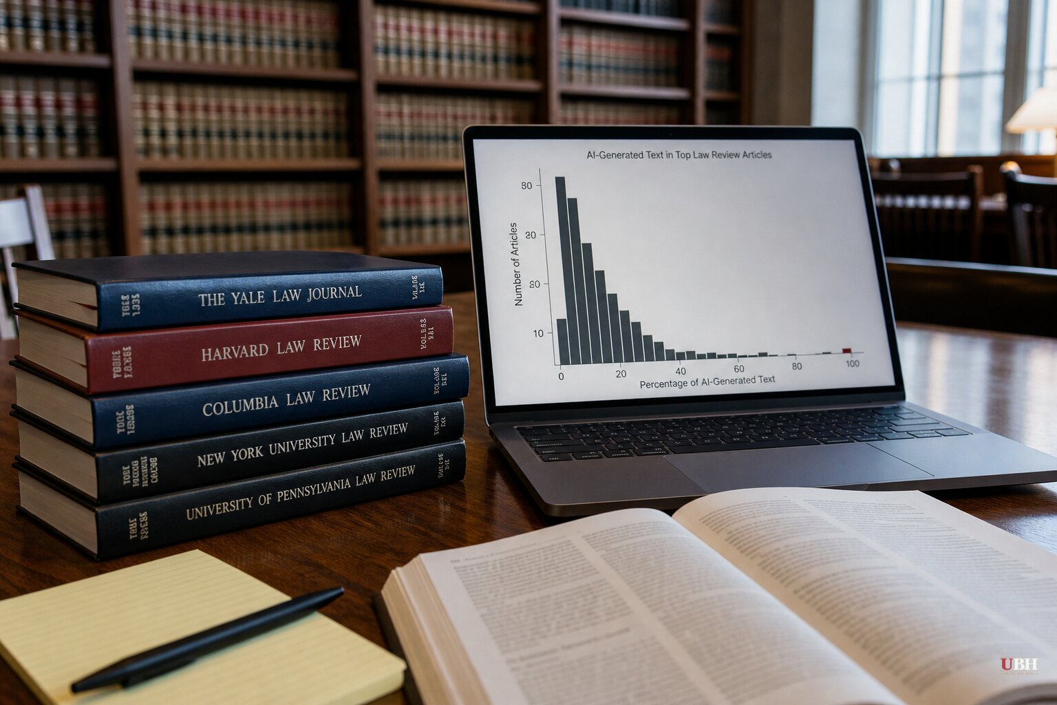 Stanford Study Finds Most Top Law Review Articles Have No AI Writing, But One Exceeded 50%
