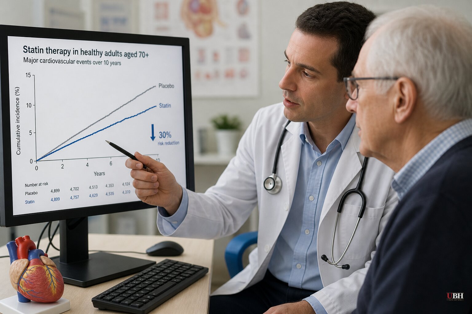 Statins Cut Heart Attacks and Strokes 30% in Healthy People Over 70, Ten-Year Trial Finds