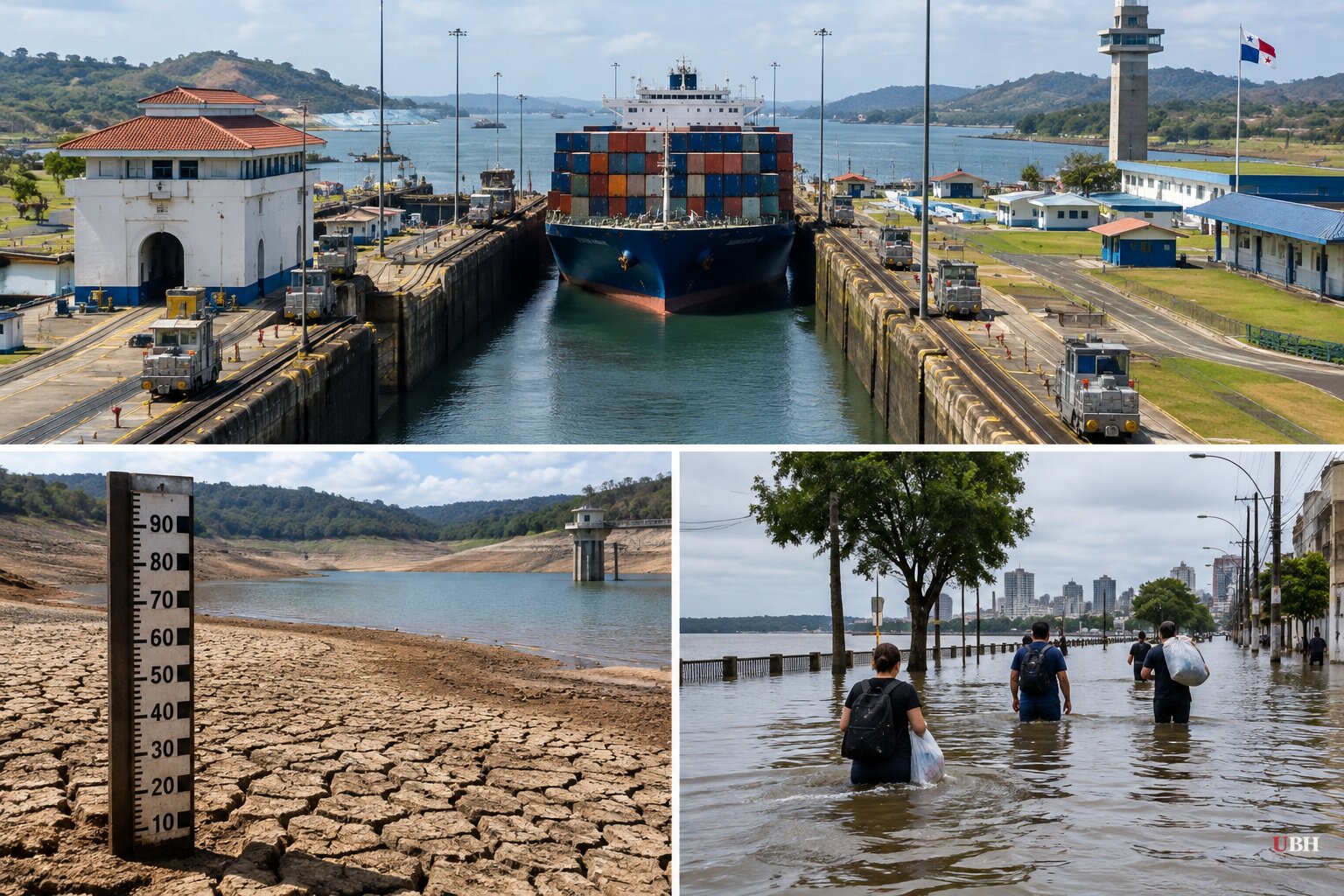 Strong El Niño Linked to Panama Canal Restrictions, Sri Lankan Drought and Floods Along South America's Paraná