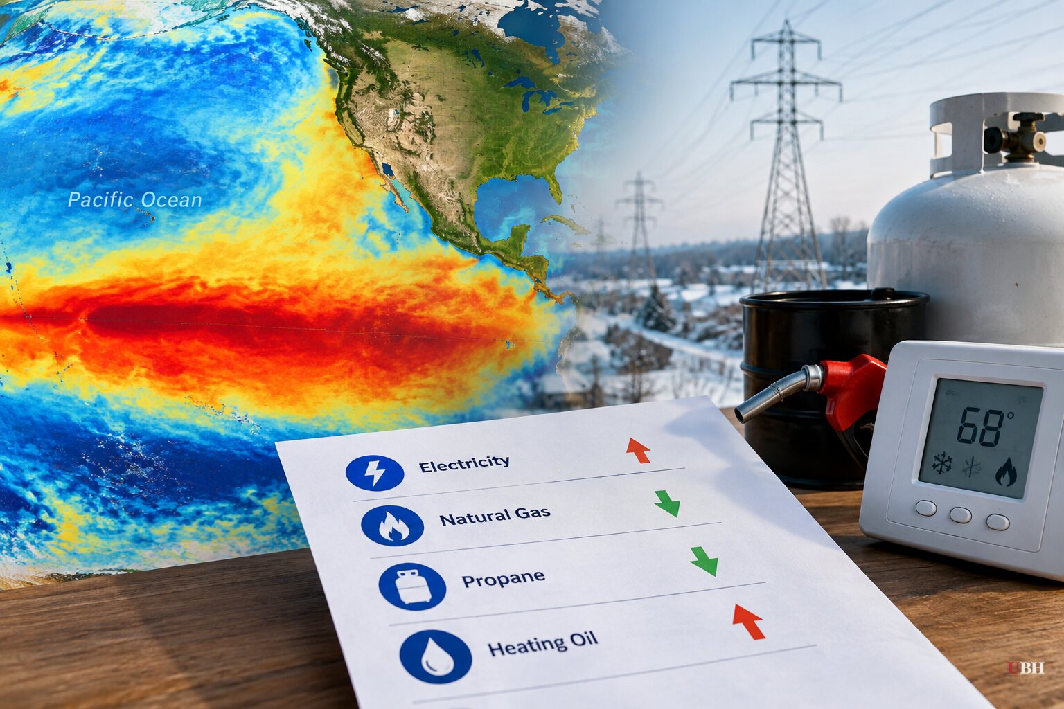 Strong El Niño May Trim Winter Heating Demand, but EIA Projects Higher Electricity and Heating Oil Prices